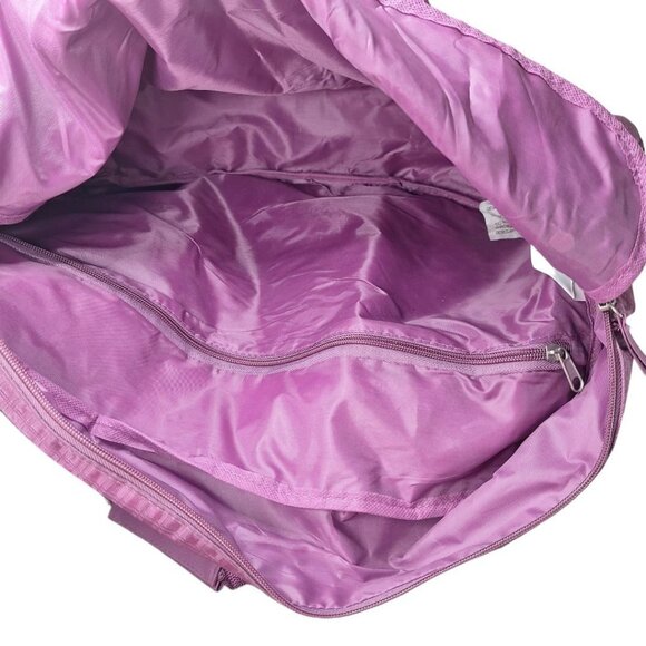 Purple Duffel Bag Carry Straps Lightweight 18 Inches Wide - Picture 7 of 8